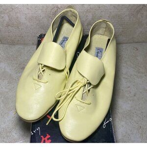 Chinese Laundry Womens Butter Yellow Soft Leather Lace-Up‎ Shoes Casual Comfort